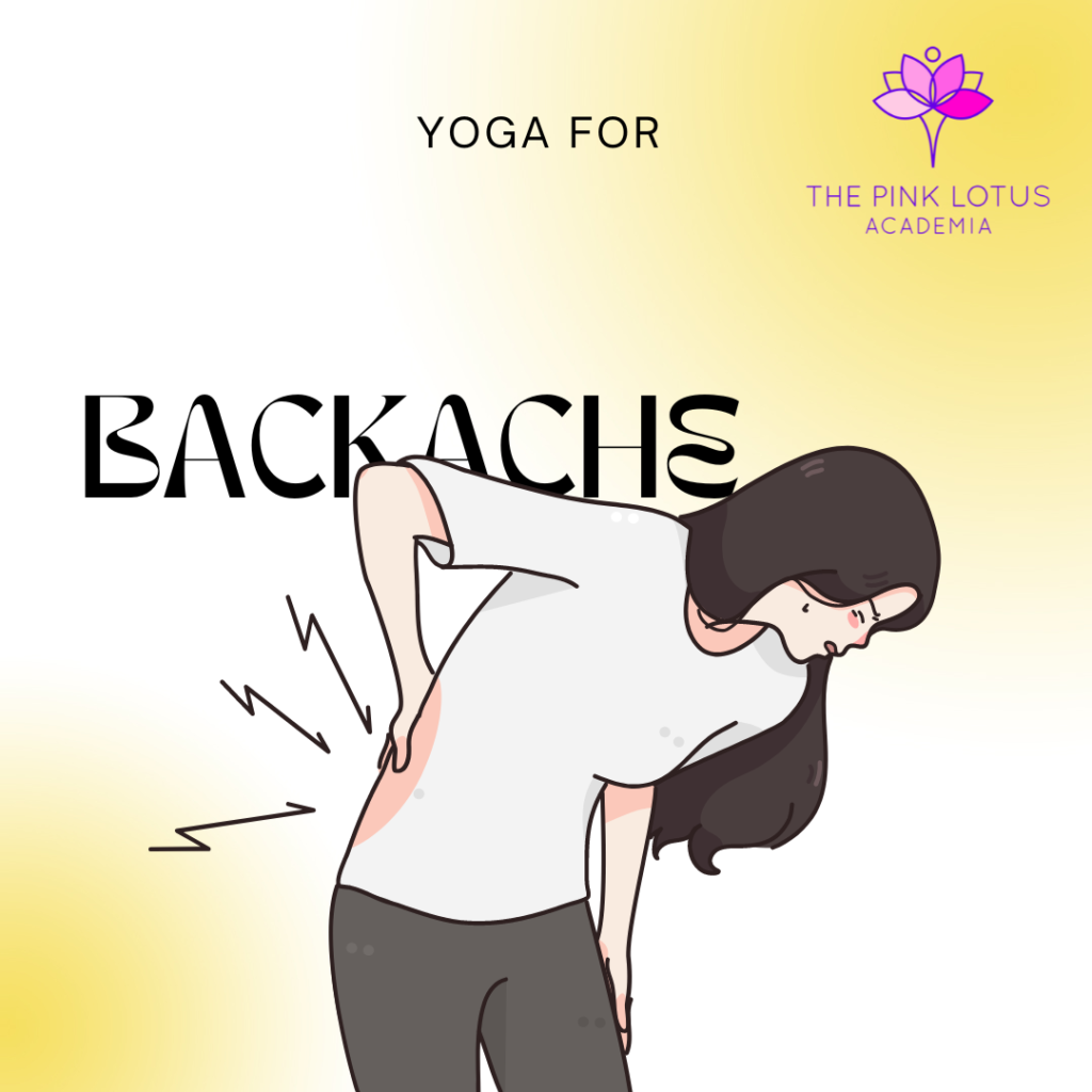 woman in backache illustration