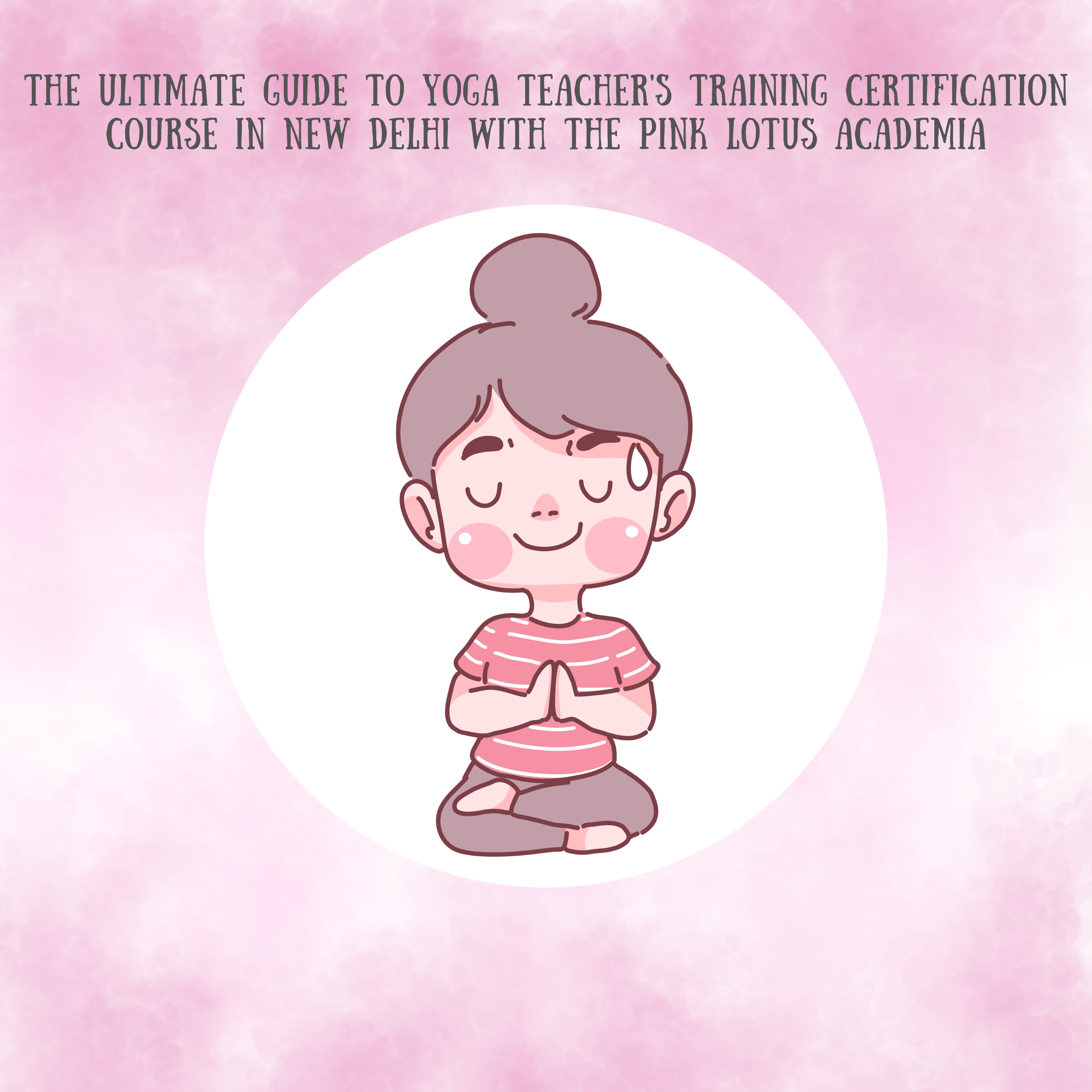 Illustration of Yoga Girl