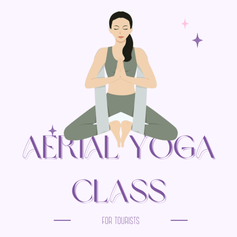 Aerial Yoga Illustration