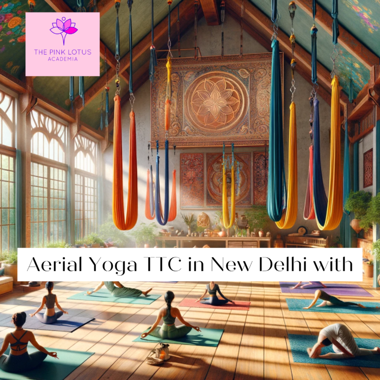 An image picturestique studio of Aerial Yoga