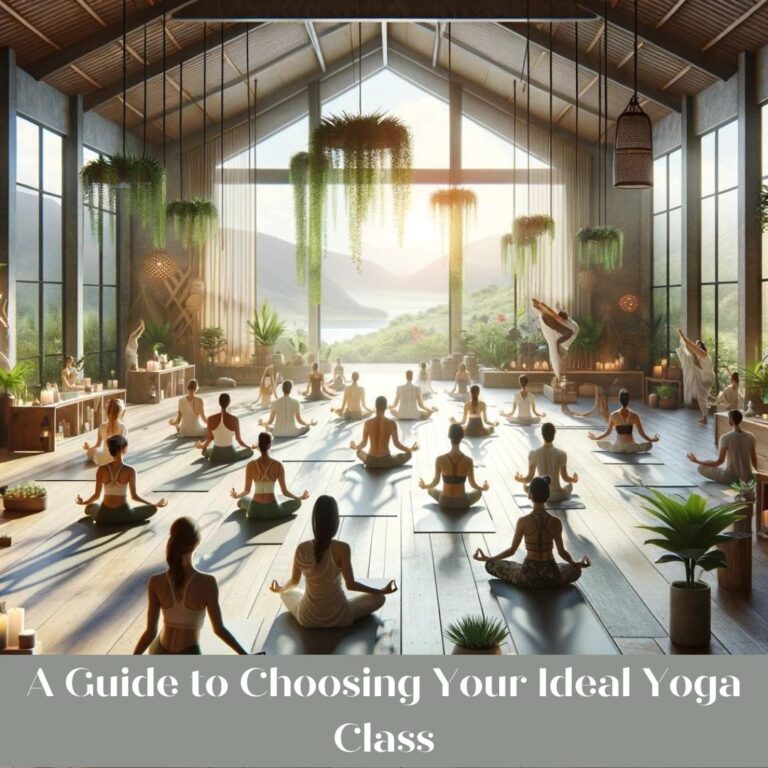 An inviting yoga studio filled with natural light, where individuals of diverse backgrounds practice various yoga styles, surrounded by lush greenery, embodying harmony and the holistic connection of mind, body, and spirit.