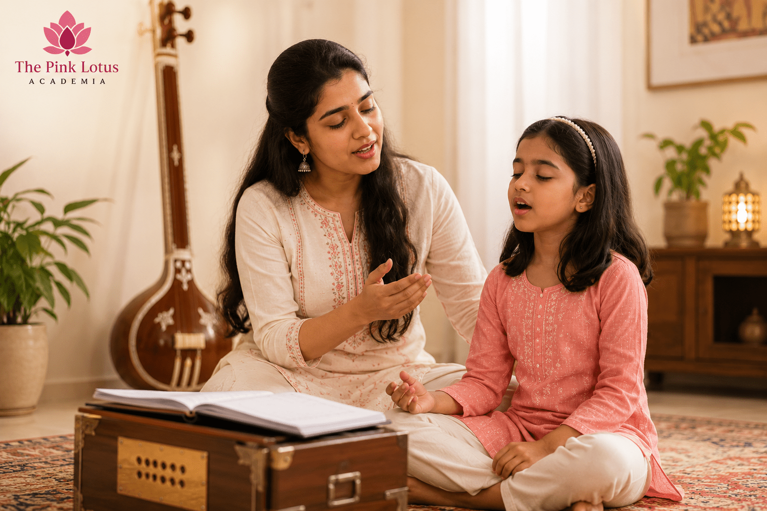 Classical vocal classes for kids in CR Park and GK2 at The Pink Lotus Academia